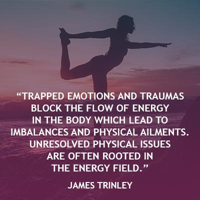 Trapped emotions and traumas can block the flow of energy.