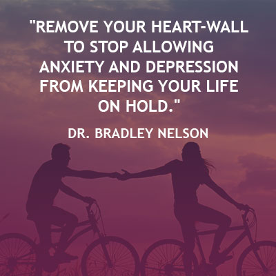 Remove your heart-wall to improve your mental health.